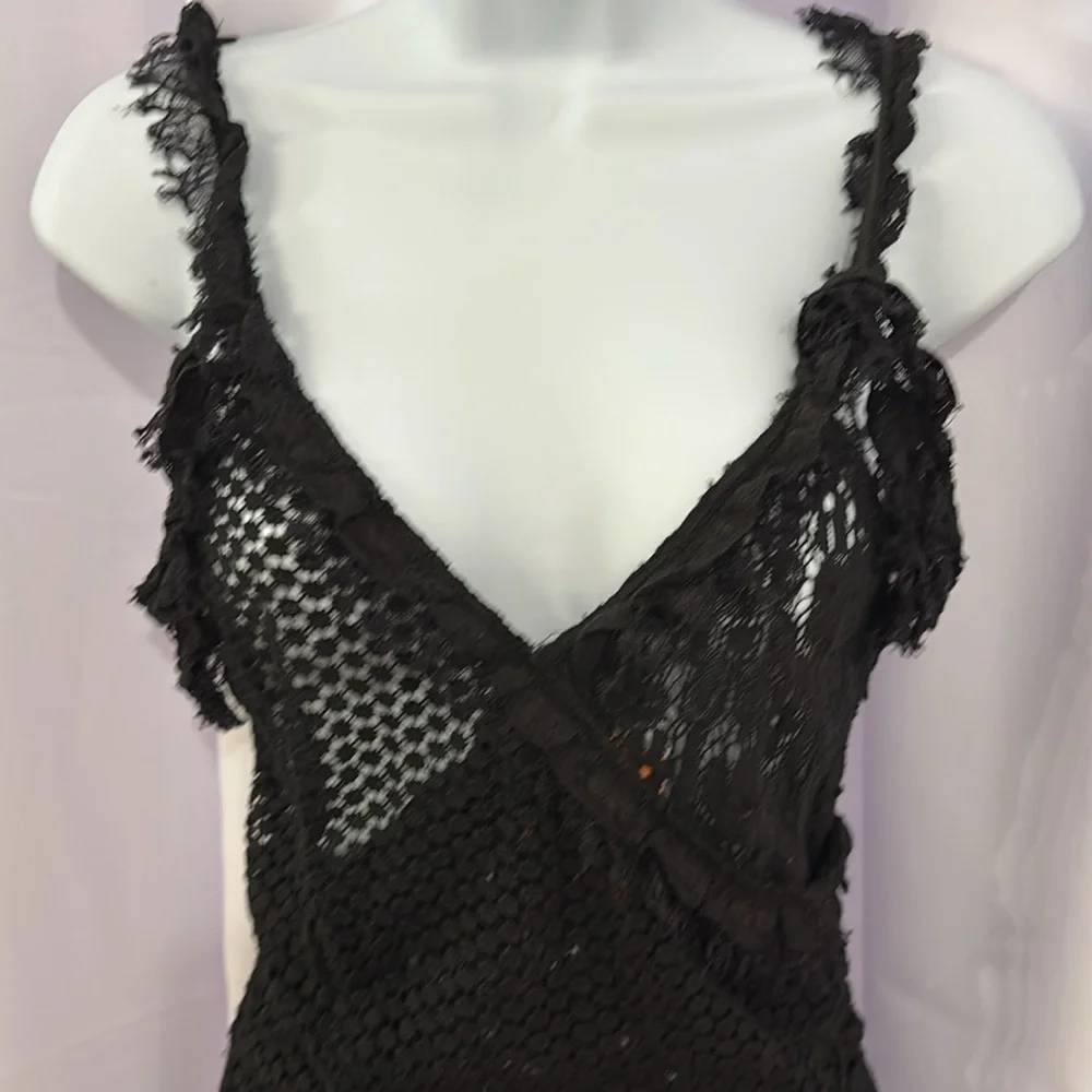 Opening Ceremony Black Lace Dress s - Picture 2 of 8